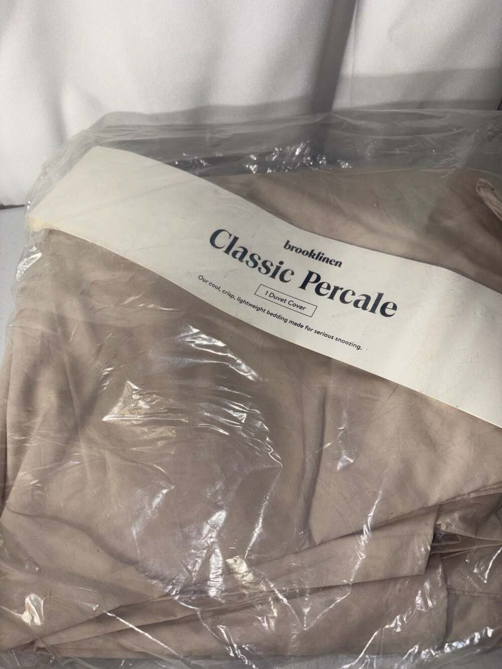 Brooklinen Classic Percale Duvet Cover